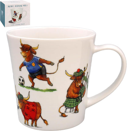 The Leonardo Collection animals behavin madly  Highland Cow Mug