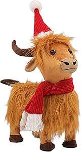 The Leonardo Collection Highland Cow Standing Dancing Figurines & Ornaments For Home & Office | Decorative Home Accessories Statues For Indoor & Outdoor | Lovely Gifts for Women & Men