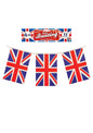 HENBRANDT PVC Plastic Bunting 4m Union Jack Party 11 Flags