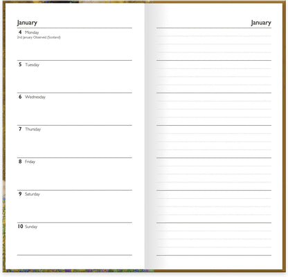 Fine Art 2027 Slim Weekly Diary | Hardback Pocket Planner with Forward Planning Sections