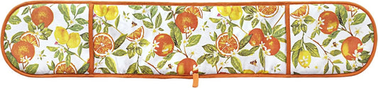 The Leonardo Collection Oranges & Lemons Jennifer Rose 100% Cotton Oranges & Lemons Oven Glove Double For Home | Heat Resistant Kitchen Gloves For Cooking