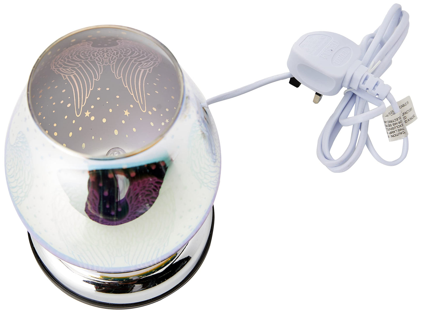Lesser & Pavey Desire Aroma Wax Melt Burner -Scented -Shaped Touch Lamp with Gorgeous Night Light &Glitter Star Romantic Decorations-Ideal Home/Living Room and Office Decor Accessory