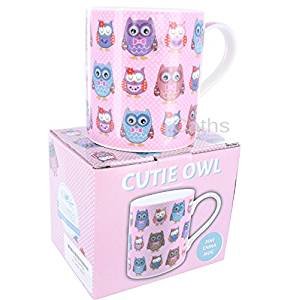 Cutie Owl Mug: Pink