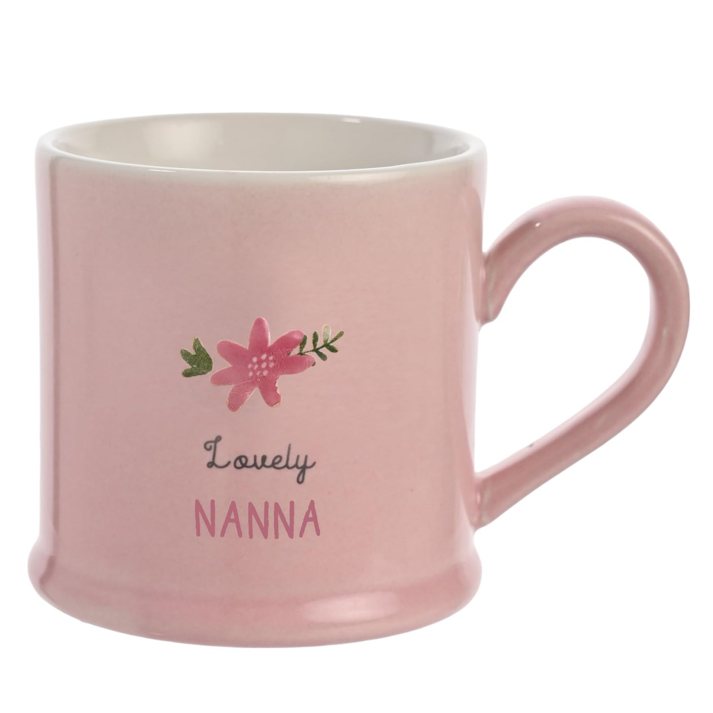 Celebrations - Love Life - 'Nanna' Grandmother/Grandma Family Birthday Celebration Ceramic Mug - Kitchen Gifting and Homeware for Tea, Coffee & Hot Drinks - 330ml / 11.15oz.