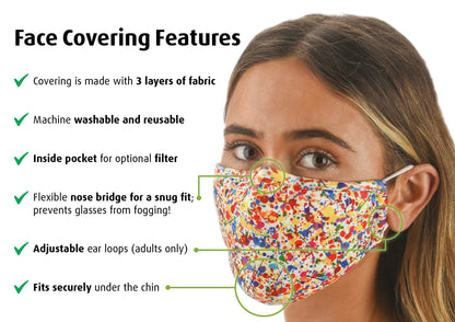 snoozies! Face Cover Black