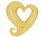 Balon Grabo 37'' Chain of Heart Champagne Hol. SP 85797H-P