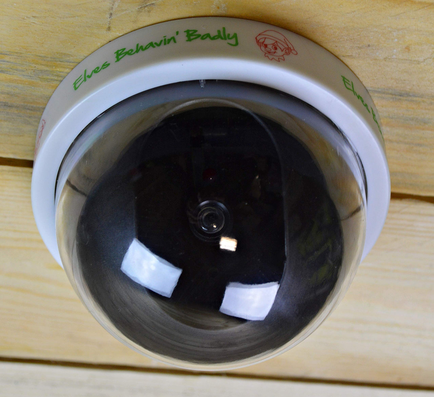 Elves Behavin' Badly Dummy Security Camera, 10x10x13
