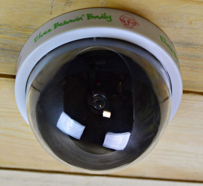 Elves Behavin' Badly Dummy Security Camera, 10x10x13