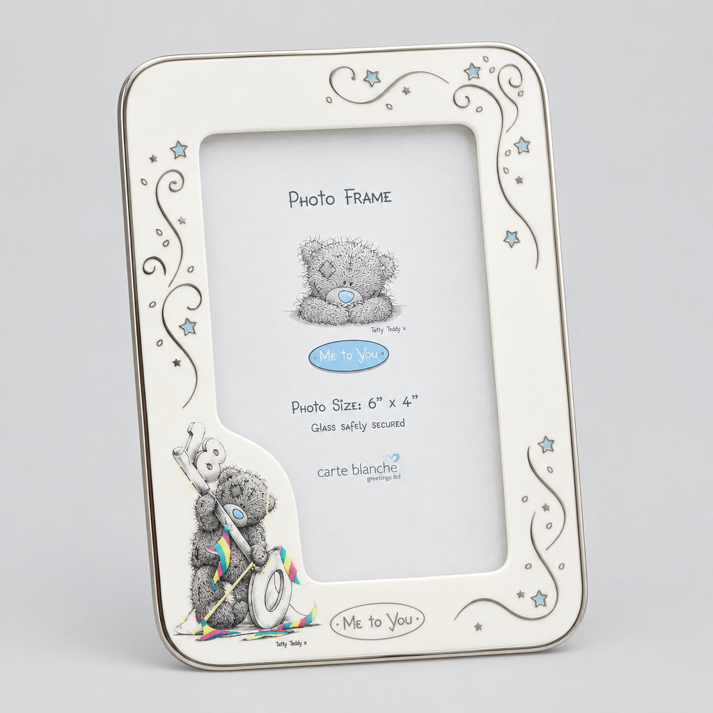 Me To You Tatty Teddy Bear Fine Bone China 18th Birthday Photo Frame