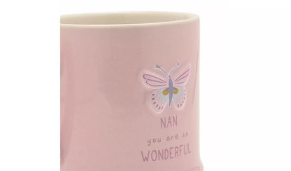 Love Life Lilac Ceramic Mug - Nan