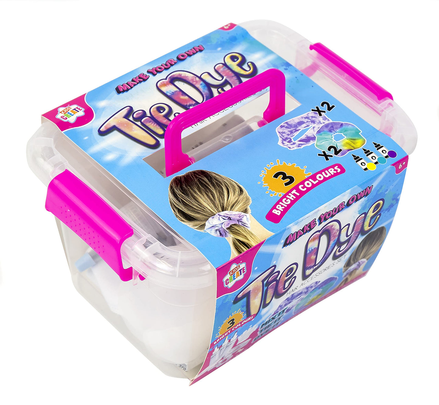 Kids Create Act Tie Dye Hair Accessories Set