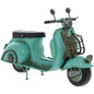 CLASSIC DESIGN     scooter  , Metal, Blue,retro