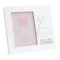 White Resin 3.5'x 4' Photo Frame with Dress Icon First Holy Communion