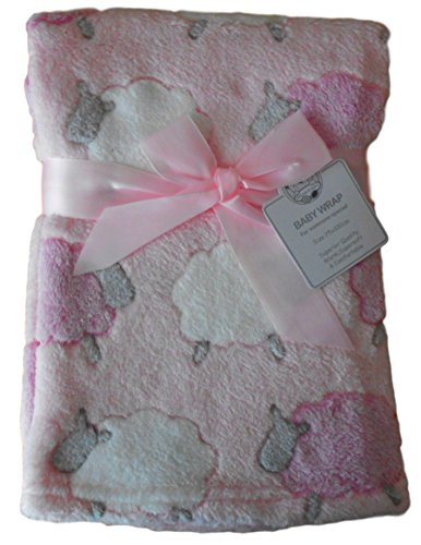baby wrap   fleecy  wooly sheep