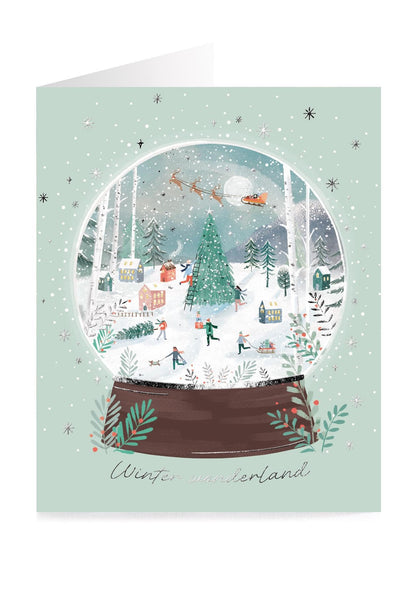Tom Smith Boxed Christmas Cards Pack - 15 Luxury Xmas Cards with Envelopes and Seals - Recycled Eco Friendly Christmas Card Set