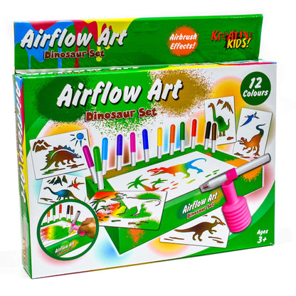 Dinosaur Airflow Pens | Airflow Art Set | Kids Airflow Pens | Kids Arts and Crafts