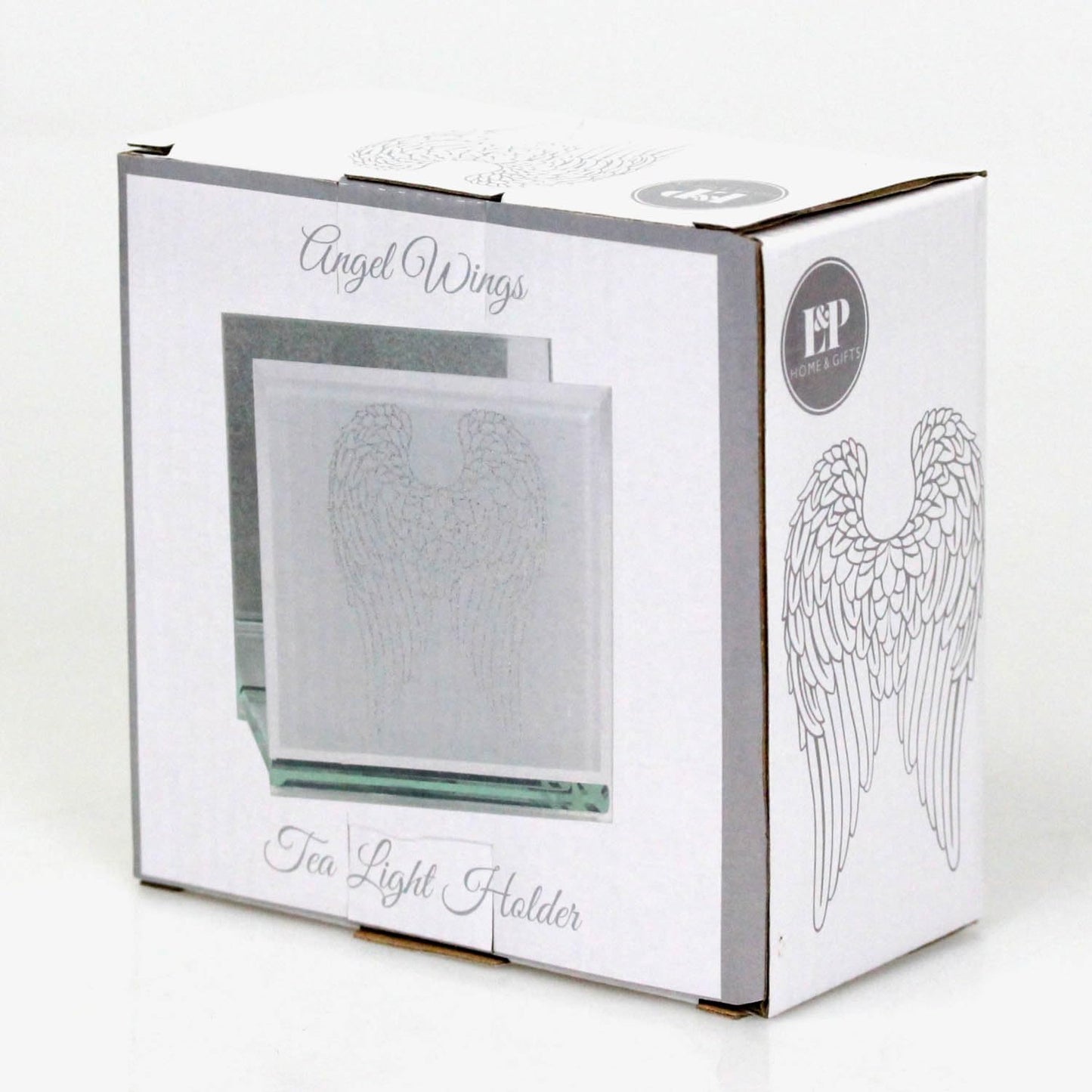 lesser and pavey LP45399 Angel Wings Tea Light Holder | For Adults | Multicolor Accessory, Silver