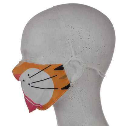 Puckator Cutiemals Tiger Reusable Face Covering - Large