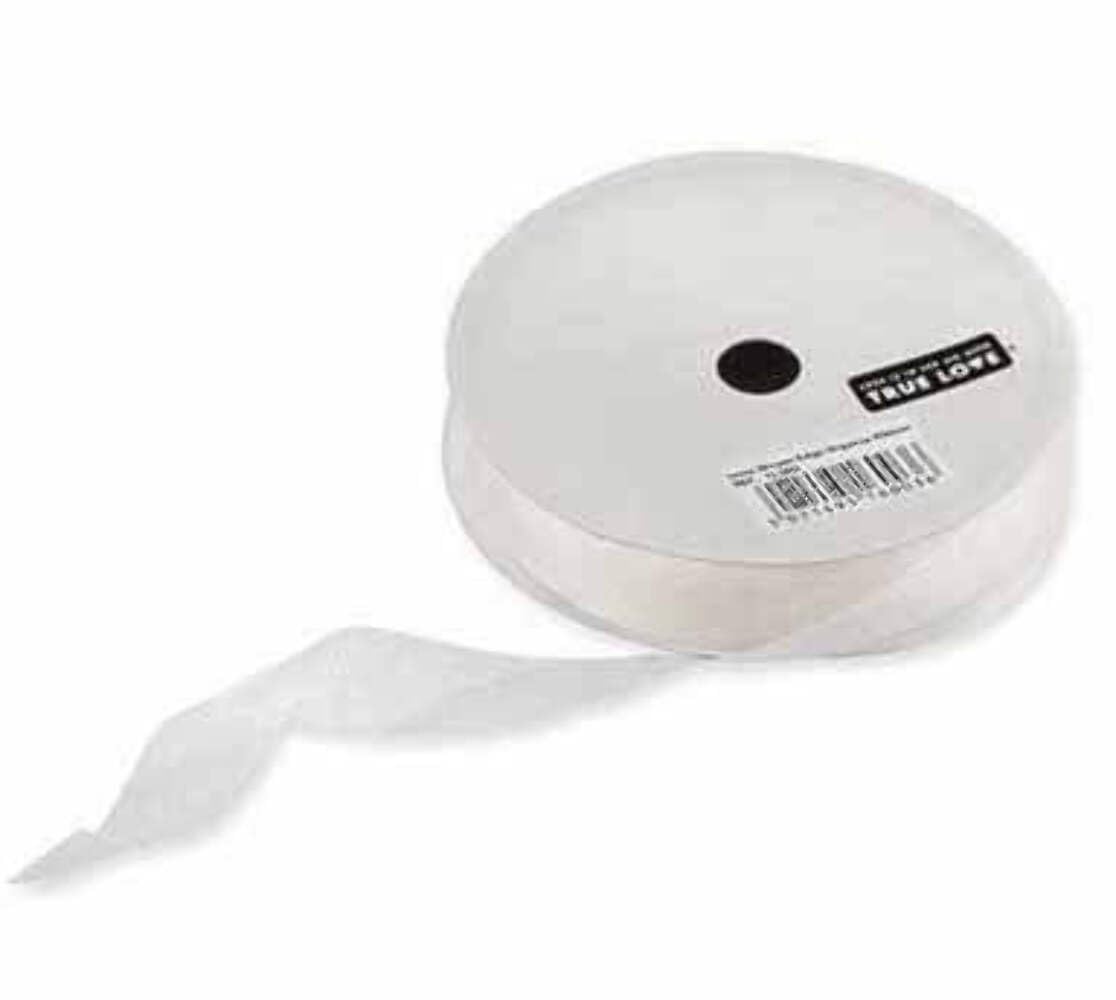 Organza Ribbon White