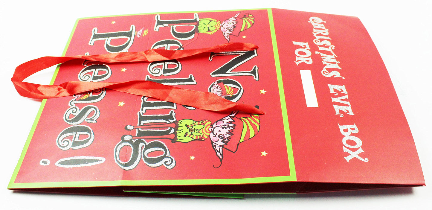 Christmas Eve Box Treat Ideas Gift Snowflake Santa Merry Xmas Present Grey Bear