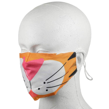 Puckator Cutiemals Tiger Reusable Face Covering - Large