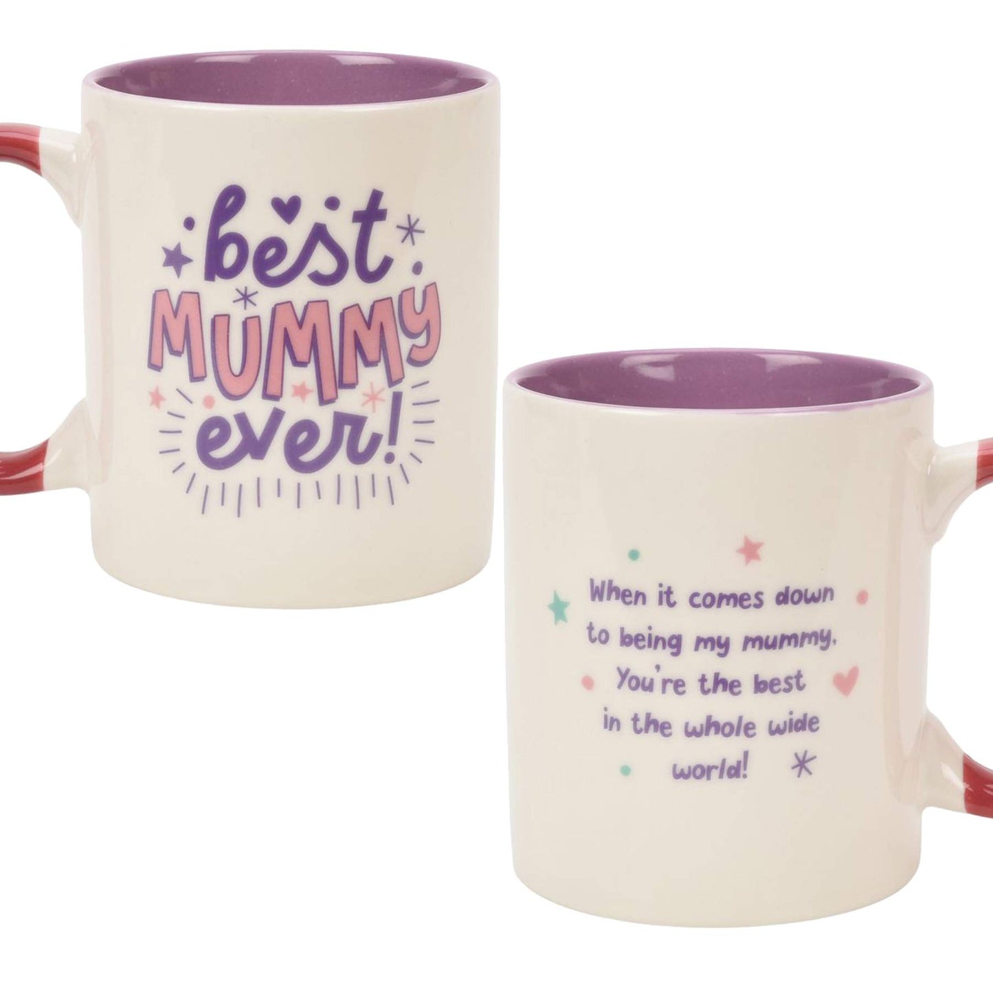 Bright and Cheerful China Mug Mother's Day Gift - Best Mummy Ever