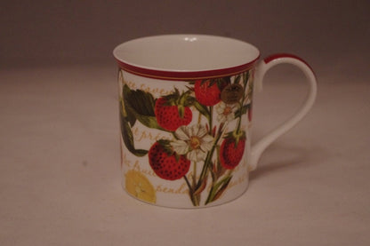 Fine China Tea Coffee Mug  Fruit Garden Design lp300   x1 at random