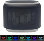 Lesser & Pavey Desire Aroma Humidifier Skyline | Ultrasonic Cool Mist Air Humidifier for Bedroom & Home | Quiet Room Humidifier for Sleep, Cough Relief & Relaxation | LED Light Aromatherapy Diffuser