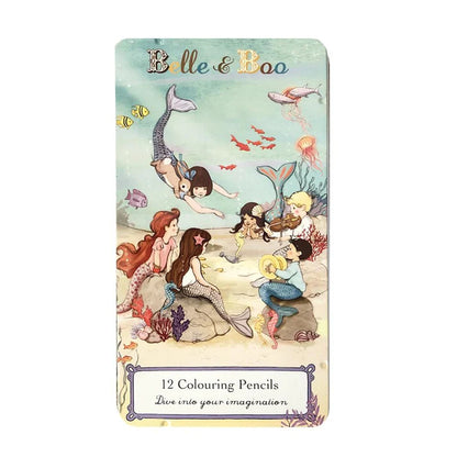Belle & Boo Mermaid Colouring Pencil Tin