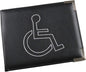 Esposti Disabled Blue Badge & Timer Holder - PU Leather Cover - Metal Corners - Hologram Safe - Black