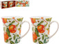 The Leonardo Collection Jennifer Rose Fine China Oranges & Lemons Mugs Set of 2 x 300ml
