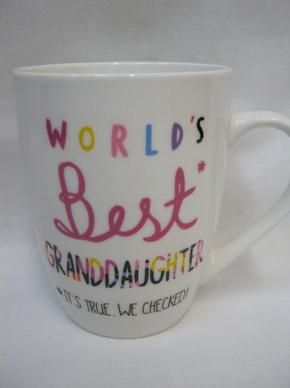 Mug World's Best Granddaughter It's True We Checked XQ013