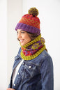 King Cole Ladies Knitting Pattern Womans Accessories Hats Hand Warmers & Cowl (6197)
