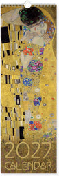 Fine Art 2027 Slim Wall Calendar | Monthly Planner Featuring Famous Artwork by Klimt, Van Gogh, Monet, Turner & More
