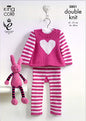 Comfort DK Leggings and Tunic Pattern 3801 16" - 20" (41-51 cm)