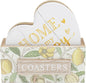 The Leonardo Collection William Morris Fruit Coasters For Office Home & Kitchen | Lovely Coaster Set For Decorative Home Accessories Drinks Coasters For Tea & Coffee