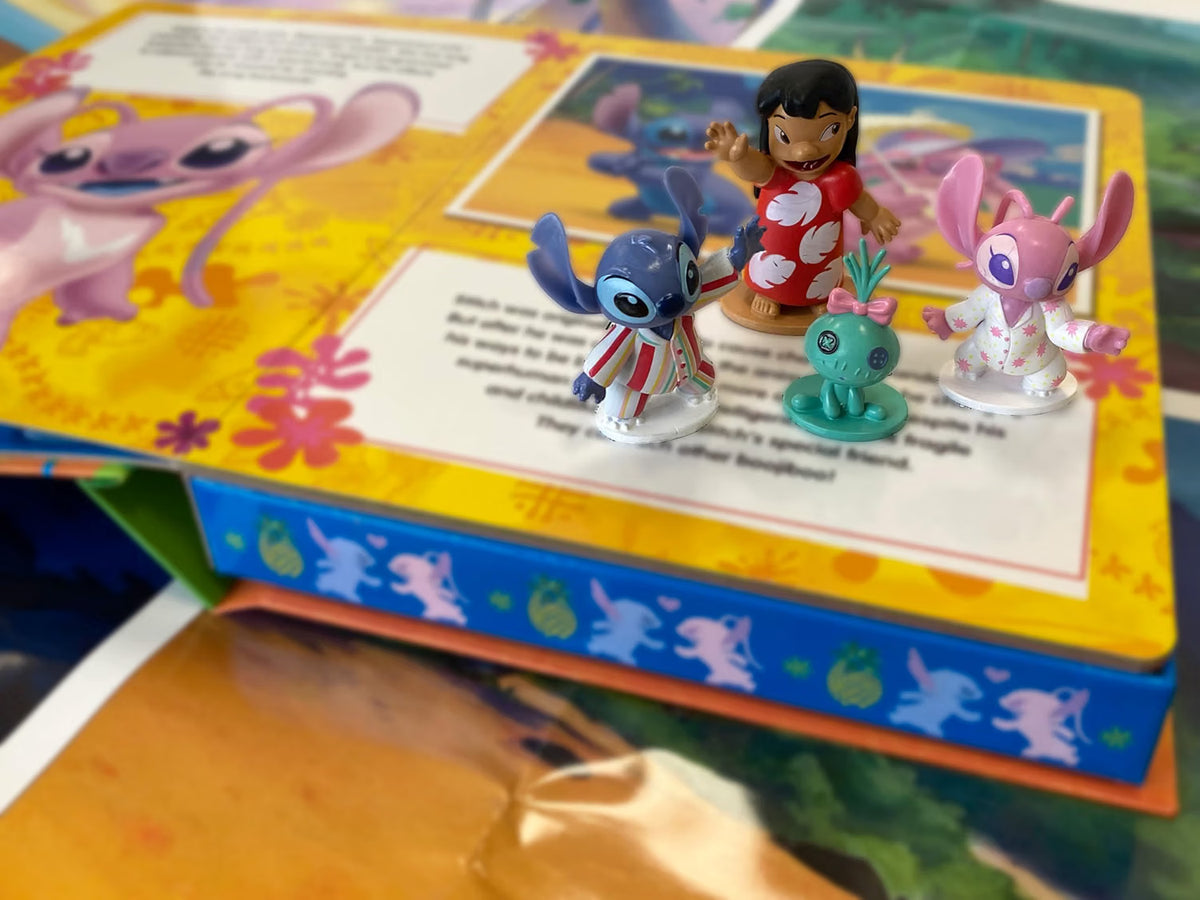 Disney Stitch My Busy Books - Storybook, 10 figurines, playmat