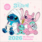 LILO & STITCH 2026 Square Wall Calendar – Official 16-Month Disney Calendar Featuring Beloved Characters – Tropical Gift for Animation Fans & Disney Collectors
