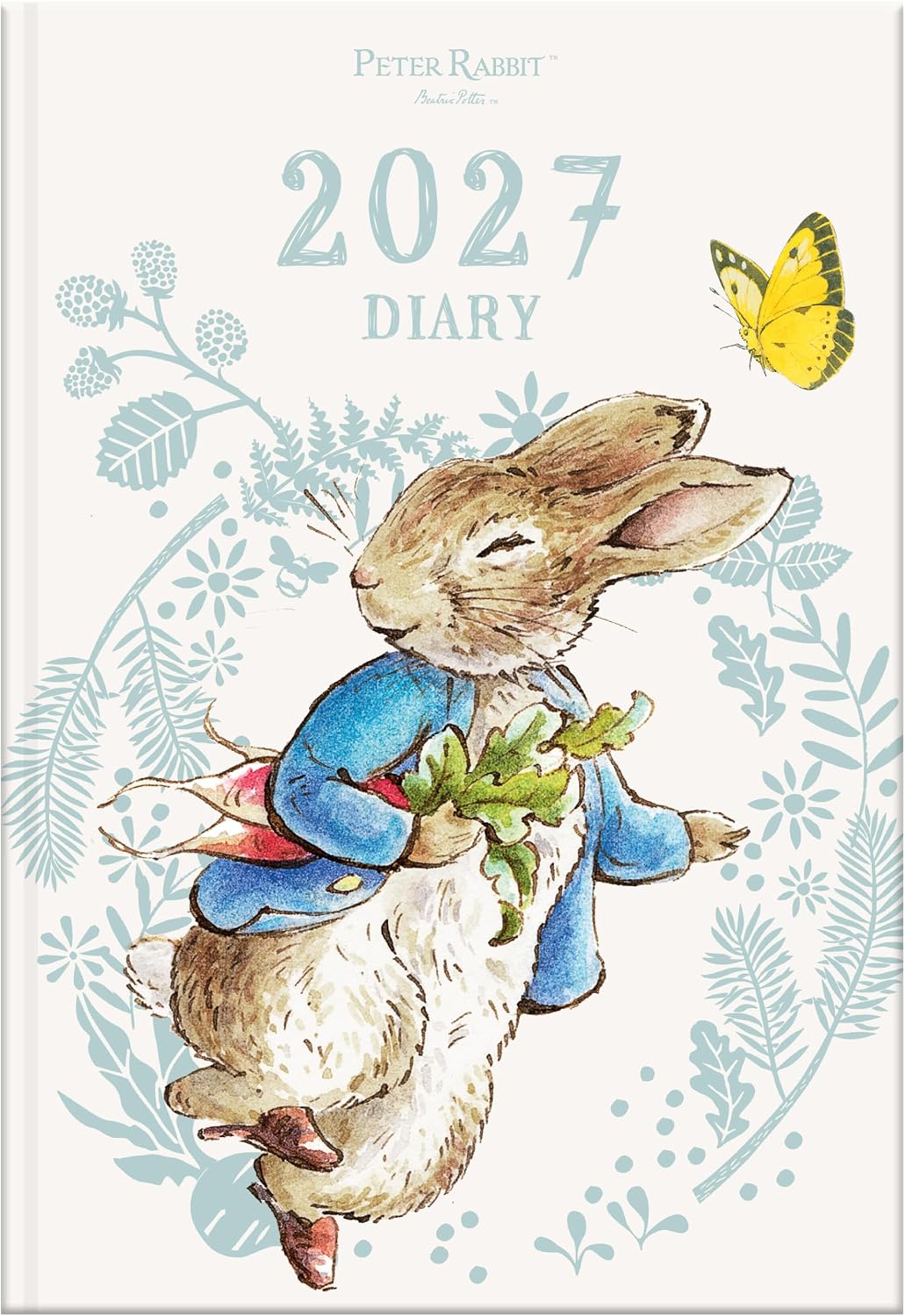 Peter Rabbit 2027 A5 Weekly View Diary | Hardback Organiser with Beatrix Potter Artwork | Planner for Appointments, Notes & Scheduling