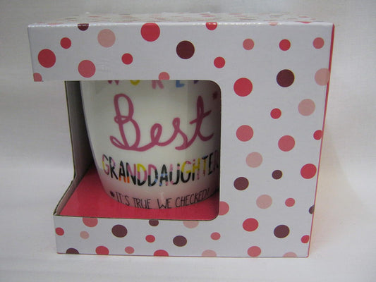 Mug World's Best Granddaughter It's True We Checked XQ013
