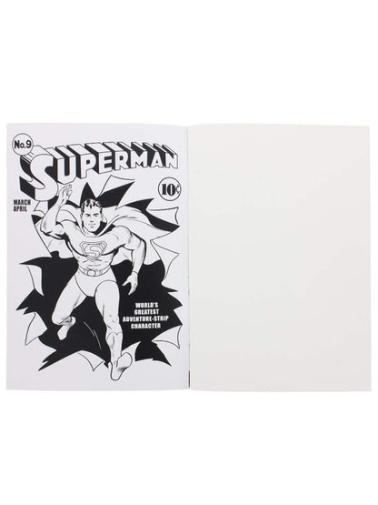 Superman Comic Style Paperback Notebook