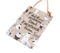 Peel & Sardine Large Facebook Quotbale Sign