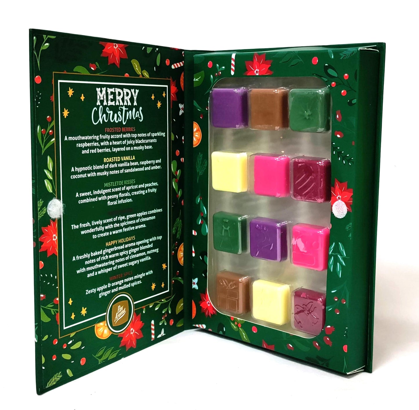 Christmas Wax Melt Advent Calendar 12 Days Of Wax Melts Assorted Fragrances Spice Berry Vanilla