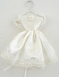 CLUB GREEN IVORY SATIN DRESS FAVOUR H.160MM, Fabric, 23 x 23 x 2 cm