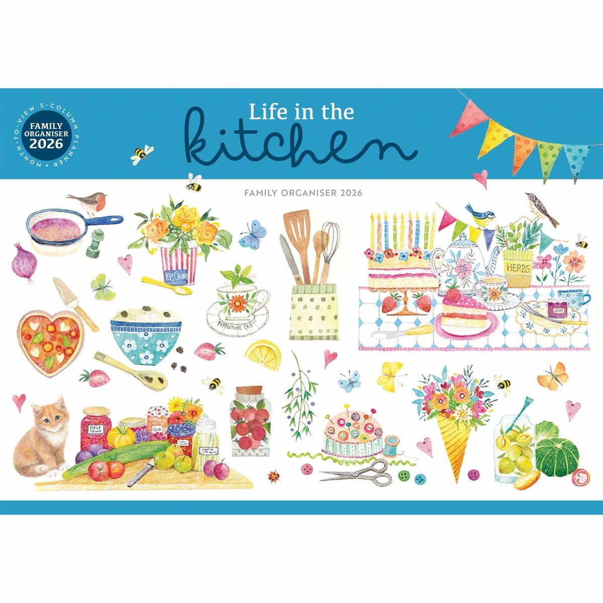 Carousel Worldwide, Life in the Kitchen 2026 A4 Wall Calendar Planner