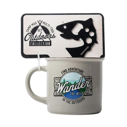 Oak Patch Gifts Get Outdoors Collection - Wander the Wild Ceramic Mug, 14 Oz