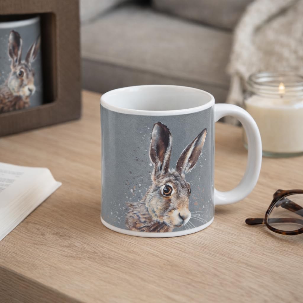 Design By Violet Ceramic Animal Mug in Gift Box – 350ml Countryside Mug for Easter, Gifting, Christmas and Birthdays