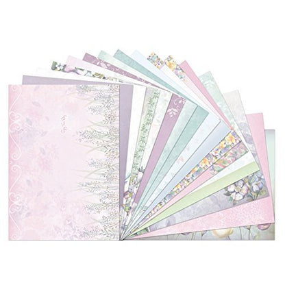 Hunkydory Crafts A Touch of Shi mmer Pearlescent A4 Inserts for Cards 1, Acrylic, Multicolour, 21.08x29.46x0.3 cm