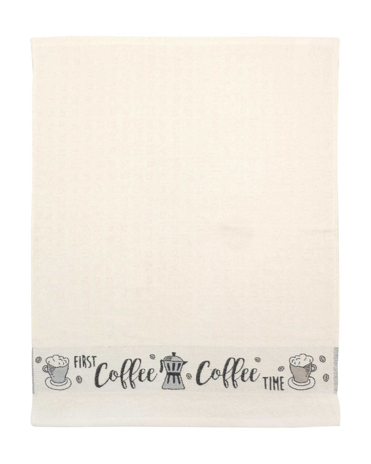 COUNTRY CLUB Luxury Single Tea Towel - Farmyard Animal/Bee Happy Bee Kind/Coffee Time - Kitchen Dishes Hand Towel