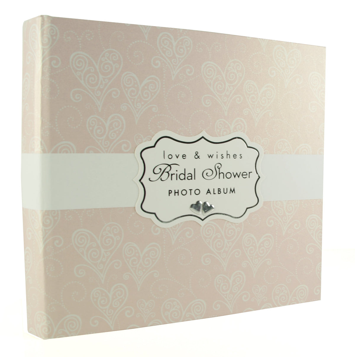 Love & Cherish Pearlised Paperwrap Bridal Shower Photo Album Wedding Gift by ukgiftstoreonline